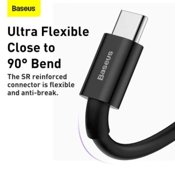 Kabl Baseus Superior USB A - Type-C 66W 2m crni