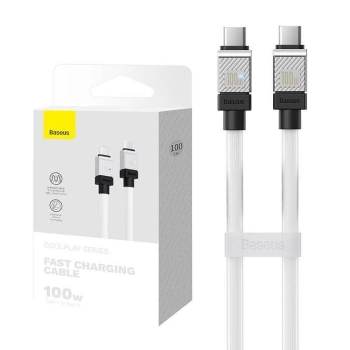 Kabl BASEUS Type C - C PD 100W 1 m white