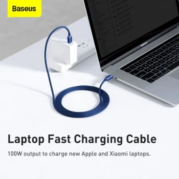Kabl BASEUS Type C - C PD 100W 2m plavi