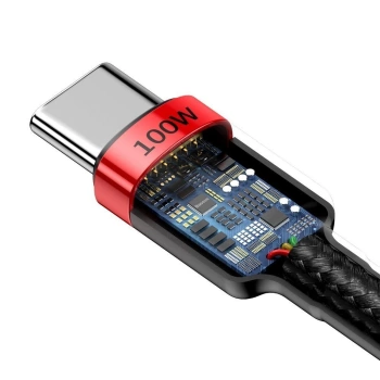 Kabl BASEUS Type C - C PD 100W Tungsten 2m crveni