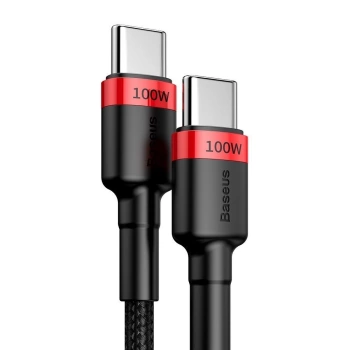 Kabl BASEUS Type C - C PD 100W Tungsten 2m crveni