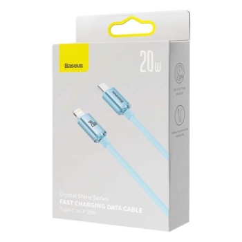 Kabl BASEUS Type C - Lightning PD 20W 1.2m nebesko plavi