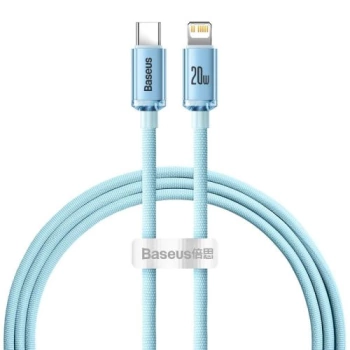 Kabl BASEUS Type C - Lightning PD 20W 1.2m nebesko plavi