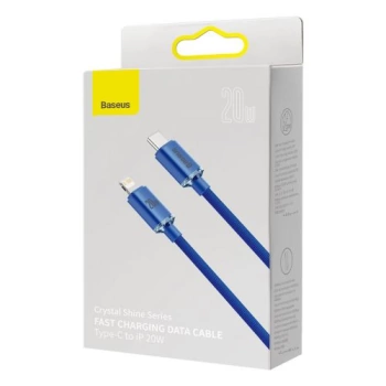 Kabl BASEUS Type C - Lightning PD 20W 2m plavi