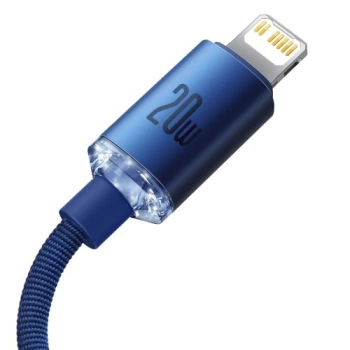 Kabl BASEUS Type C - Lightning PD 20W 2m plavi