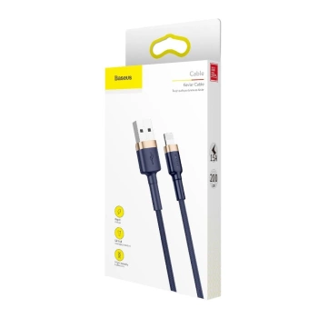 Kabl BASEUS USB A - Lightning 1.5A 2m Gold-Blue