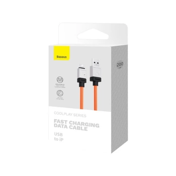 Kabl BASEUS USB A - Lightning 2,4A Coolplay 2 m orange
