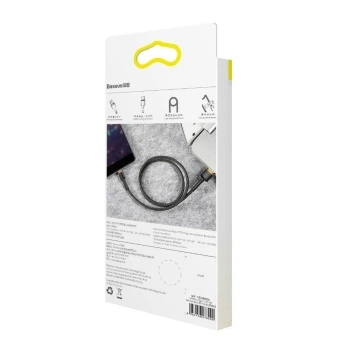 Kabl BASEUS USB A - Lightning 2.4A Cafule 1m black-gold