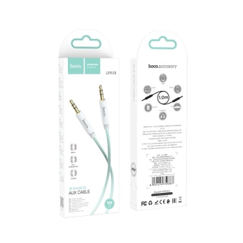 Kabl HOCO AUX Jack 3,5 mm to Jack 3,5 mm UPA19 1 m green