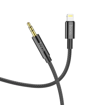 Kabl HOCO AUX Jack 3,5 mm to Lightning UPA19 1m crni