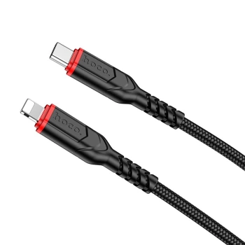 Kabl HOCO Type C to Lightning 27W 3m X59 crni