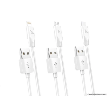 Kabl HOCO USB A to Lightning 2.1A X1 1m bijeli