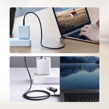 Kabl Ugreen USB-C to USB-C PD QC 3A US286 2m crni