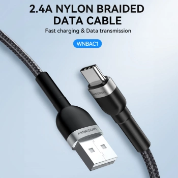 Kabl Wozinsky WNBAC1 USB-A - USB-C 2.4A 1m