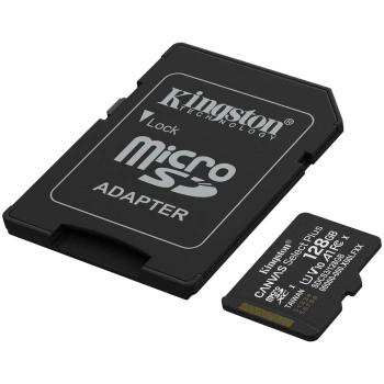 Kingston 128GB microSDXC Canvas Select Plus Gen3 150MB/s A1 Card + Adapter