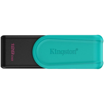 Kingston  128GB Portable USB 3.2 Gen 1 DataTraveler Exodia S (Black/Turquoise)
