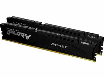Kingston 32GB 6000MHz DDR5Fury Beast (2x16GB), CL30,XMP, EXPO, 2RX8, 288-pin 16Gbit