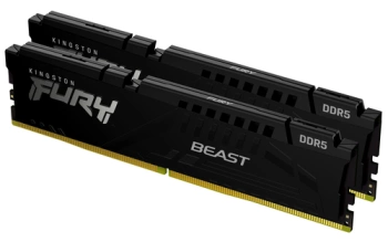 Kingston 64GB 6000MHz DDR5Fury Beast (2x32GB), CL30,XMP, EXPO, 2RX8, 288-pin 16Gbit