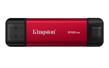 Kingston Dual Portable SSD 512 512GB, UBS Type-A, Type-C USB 3.2 Gen 2, R/W: 1050 MB/s, 950 MB/s