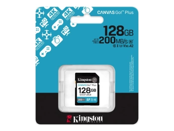 Kingston SD 128GB CanvasGoPlusSDXC,r/w:200/160MB/s