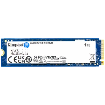 Kingston SSD 1TB NV3 M.2 2280 PCIe 4.0 NVMe SSD , EAN: 740617344790