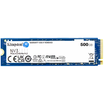 Kingston SSD 500GB NV3 M.2 2280 PCIe 4.0 NVMe SSD , EAN: 740617344806