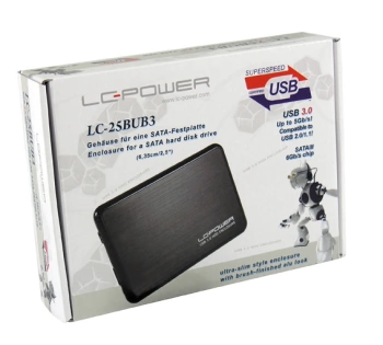 LC-Power LC-25BUB3 Enclosure2.5" USB 3.0,ultra slim
