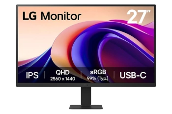 LG 27" 27U631A-B QHD 2560x1440100Hz, IPS, 5ms, 250cd, HDMIType-C (15W), VESA100x100, Tilt