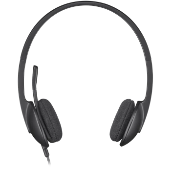LOGITECH H340 Corded Headset - BLACK - USB