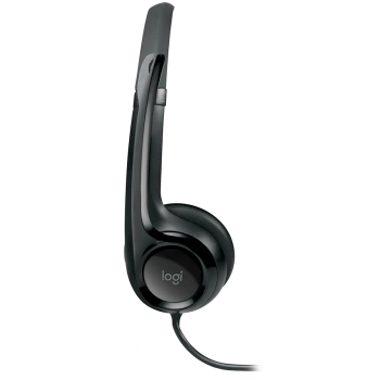 LOGITECH H390 Corded Headset - BLACK - USB