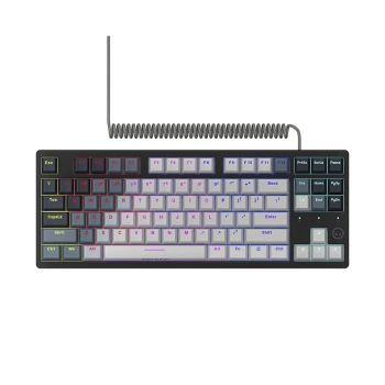 LORGAR Azar 514TKL, Wired RGB mechanical gaming keyboard, white, EN layout