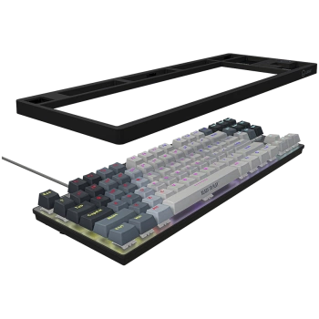 LORGAR Azar 514TKL, Wired RGB mechanical gaming keyboard, white, EN layout