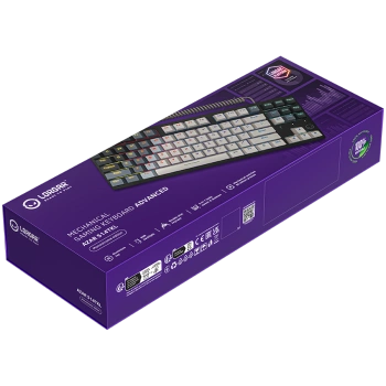 LORGAR Azar 514TKL, Wired RGB mechanical gaming keyboard, white, EN layout