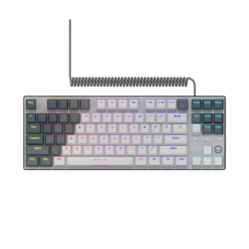 LORGAR Azar 514TKL, Wired RGB mechanical gaming keyboard, white, EN layout