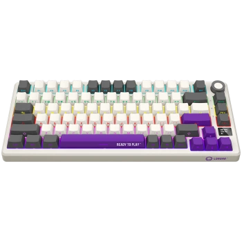 LORGAR KBP7075W, Wireless 75% Mechanical Gaming Keyboard Pro, Beige, CZ/SK layout