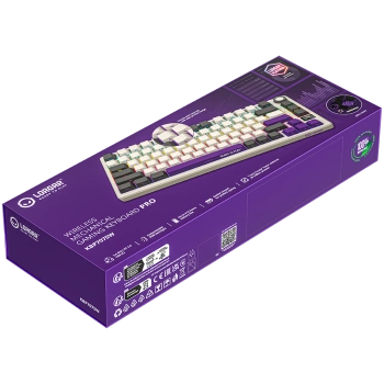 LORGAR KBP7075W, Wireless 75% Mechanical Gaming Keyboard Pro, Beige, EN layout