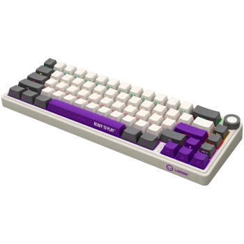 LORGAR KBP70MW, Wireless 65% Mechanical Gaming Keyboard Pro, Beige, CZ/SK layout