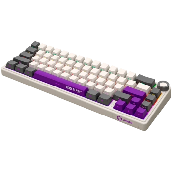 LORGAR KBP70MW, Wireless 65% Mechanical Gaming Keyboard Pro, Beige, EN layout