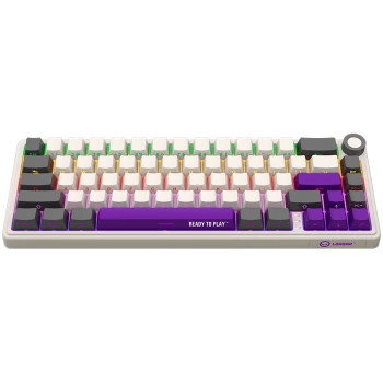 LORGAR KBP70MW, Wireless 65% Mechanical Gaming Keyboard Pro, Beige, EN layout