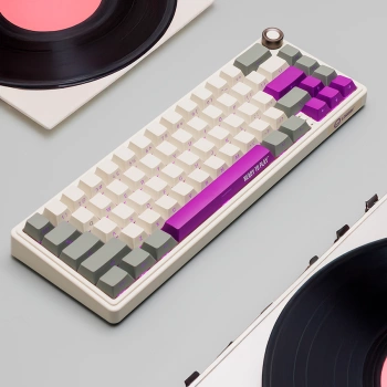 LORGAR KBP70MW, Wireless 65% Mechanical Gaming Keyboard Pro, Beige, EN layout
