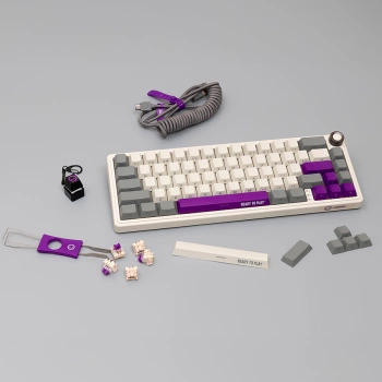 LORGAR KBP70MW, Wireless 65% Mechanical Gaming Keyboard Pro, Beige, EN layout