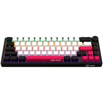 LORGAR KBP70MW, Wireless 65% Mechanical Gaming Keyboard Pro, Black/red, EN layout