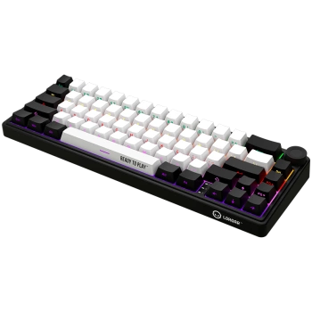 LORGAR KBP70MW, Wireless 65% Mechanical Gaming Keyboard Pro, Black/red, EN layout
