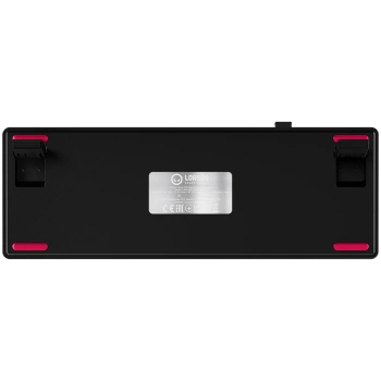 LORGAR KBP70MW, Wireless 65% Mechanical Gaming Keyboard Pro, Black/red, EN layout