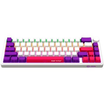 LORGAR KBP70MW, Wireless 65% Mechanical Gaming Keyboard Pro, White, EN layout