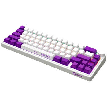 LORGAR KBP70MW, Wireless 65% Mechanical Gaming Keyboard Pro, White, EN layout