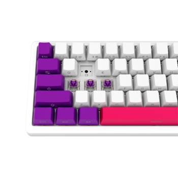 LORGAR KBP70MW, Wireless 65% Mechanical Gaming Keyboard Pro, White, EN layout