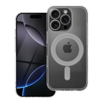 Maska Clear MAG cover MagSafe za iPhone 16 Pro transparent
