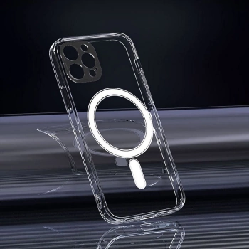 Maska Clear MAG cover MagSafe za iPhone 16 Pro transparent
