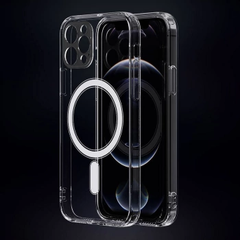 Maska Clear MAG cover MagSafe za iPhone 16 transparent